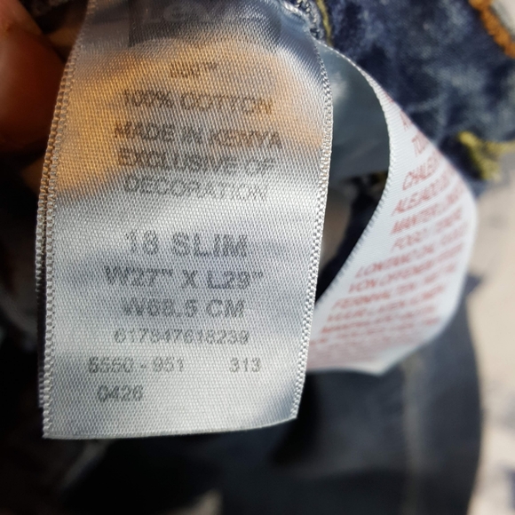 Red Tag Levi's 550 relaxed sz 10 (misstag SEE PIC - Picture 2 of 8